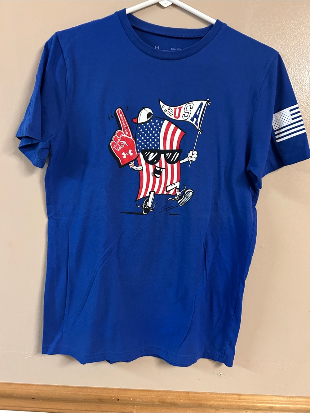 Under Armour Youth Boy’s XL Patriotic Short Sleeve Tee